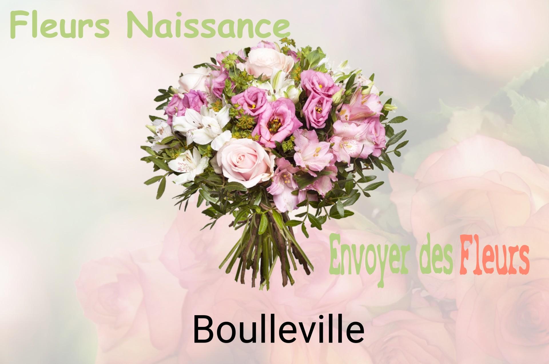 Bouquet de fleurs de naissance livré à Boulleville